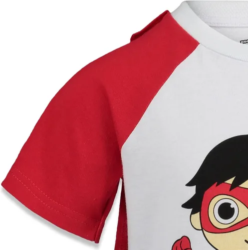 Miniatura 6 de RYANS WORLD Red Titan - Conjunto de camiseta de manga corta para niños Rojo