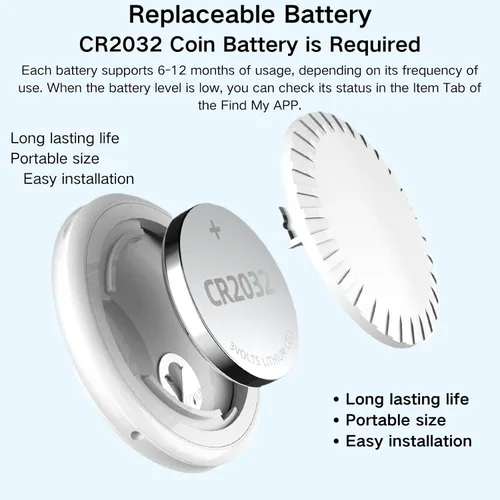 Miniatura 9 de Rastreador inteligente Rastreador de equipaje Bluetooth funciona con Apple Find My (requiere iOS), buscador de llaves y localizador de artículos