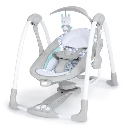 Miniatura 18 de Ingenuity ConvertMe - 2 en 1 columpio portátil y compacto para bebé y asiento infantil, vibraciones que ahorran batería, sonidos de la naturaleza