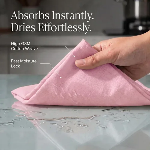 Miniatura 560 de Urban Villa Toallas de cocina 100% algodón para cocina (juego de 6) 20"x30" toallas de cocina altamente absorbentes, juego de ropa de cocina