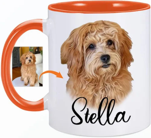 Miniatura 8 de Taza de café personalizada con cara de bebé, taza personalizada con foto, nombre y título, cumpleaños, Navidad, día del padre, día de la madre, baby