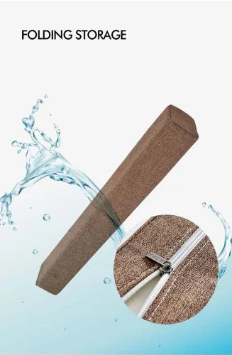 Miniatura 4 de YURRO Cojín rectangular de espuma viscoelástica suave para colchón de pared, protector de cama, extensor de colchón de cama Queen/King, 3.9 in/5.9