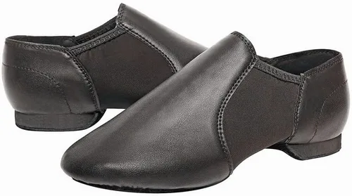 Miniatura 6 de Zapatos de jazz con suela de cuero, sin cordones, para niñas y niños (niños pequeñosniños grandes)