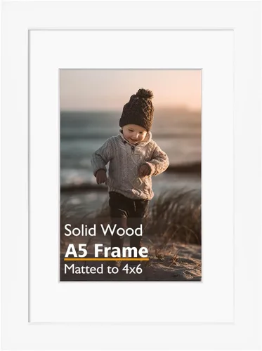 Miniatura 190 de KINLINK 3.5x5 Picture Frame, Ash Black Solid Wood Frame with Plexiglass for Table Top and Wall Mounting, Photo Frame for Horizontal or Vertical