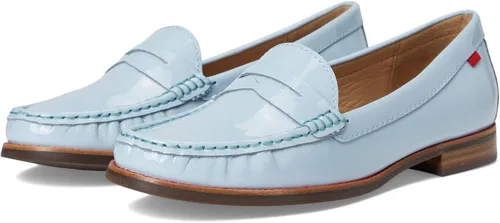 Miniatura 17 de Mocasines Penny de piel auténtica cómodos sin cordones para mujer