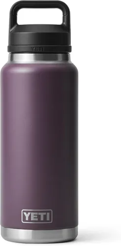 Miniatura 10 de YETI Rambler - Botella de 36 onzas, aislada al vacío, a prueba de fugas, de acero inoxidable con tapón para sorbos Aislamiento al vacío Azul marino