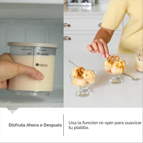 Miniatura 10 de BLACK+DECKER Máquina de helados para familias y niños – Haz helados sin proteínas, keto y lácteos, gelato y batidos en casa – Máquina de pintas