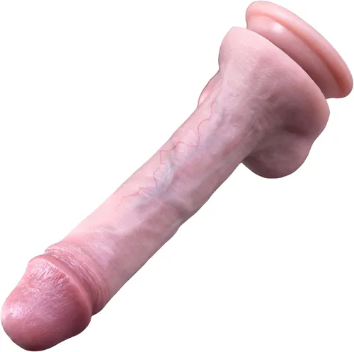 Miniatura 13 de Consoladores suaves realistas de 5.91 pulgadas para principiantes, consolador de silicona gruesa realista hecho a mano, pene suave con ventosa