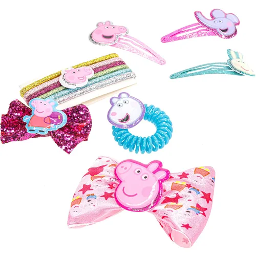 Miniatura 2 de Peppa Pig - Mochila Townley Girl Bolsa de regalo de maquillaje cosmético incluye accesorios para el cabello y mochila de PVC impresa para niños