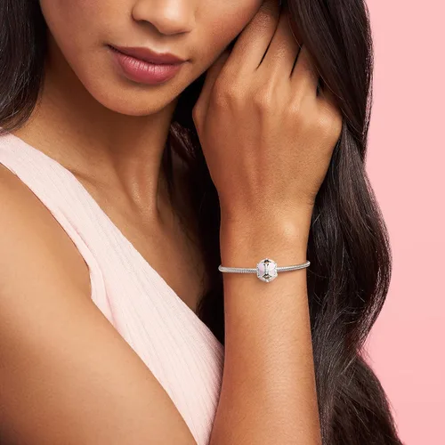 Miniatura 2 de PANDORA Joyería de mariposa rosa de plata de ley Metal Esmalte no aplica