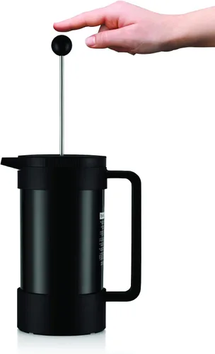 Miniatura 4 de Bodum Cafetera de prensa francesa sostenible de frijoles, 34 onzas, color negro
