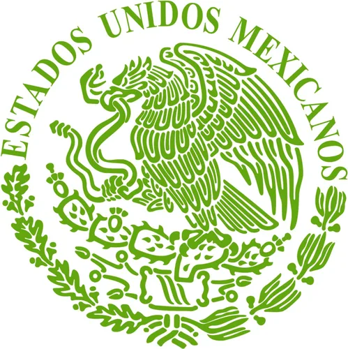 Miniatura 5 de ESTADOS UNIDOS Mexicanos - Vinilo adhesivo con la bandera de Águila y Águila de México, color gris oscuro, 8 pulgadas