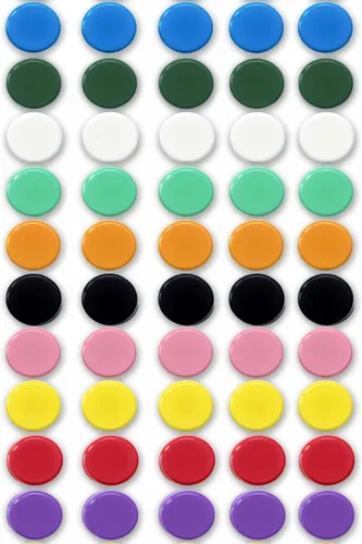 Miniatura 7 de Qualsen Imanes para nevera, 20 imanes para refrigerador, pequeño imán para pizarra blanca, mini imán lindo para refrigerador, casillero, pizarra 10