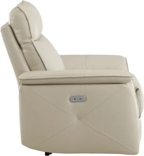 Miniatura 5 de Lexicon Raelynn Power - Sofá reclinable doble, color gris pardo gris topo