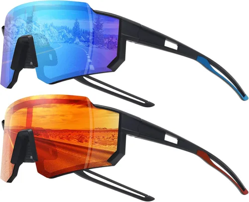 Miniatura 36 de STORYCOAST Lentes de sol deportivos polarizados para hombres y mujeres, para conducir, pesca, ciclismo, bicicleta de montaña, protección UV400