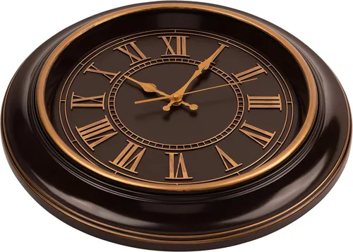 Miniatura 3 de Bernhard Products Reloj de pared grande de 18 pulgadas, de cuarzo, silencioso, sin tictac, funciona con pilas para el hogar, sala de estar, sobre