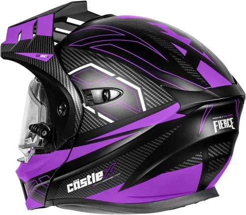 Miniatura 3 de Castle X CX950 V2 Fierce - Casco modular para nieve (negro mate/uva - XS)