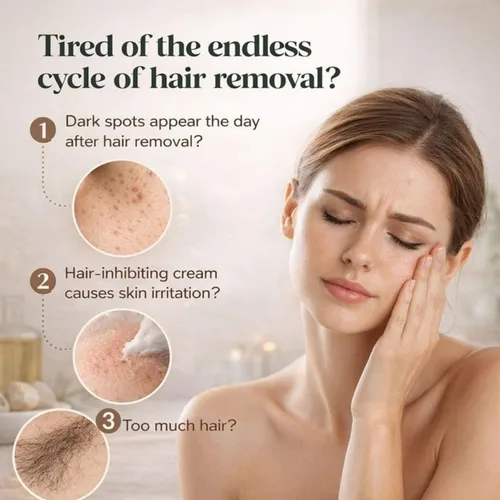 Miniatura 3 de Cyperus Rotundus Hair Removal Oil 60ml Natural Hair Growth Inhibitor for Women & Men, Body Hair Reduction Treatment with Jojoba Oil, Aloe Vera &