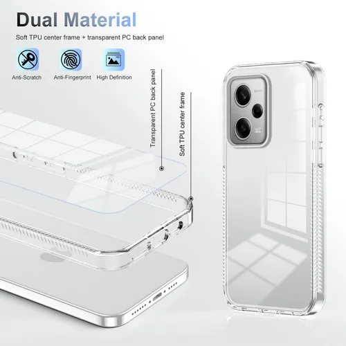 Miniatura 4 de Funda para Xiaomi Redmi Note 12 Pro Compatible con Xiaomi Redmi Note 12 Pro Phone Case Cover HRFH-GT Blanco