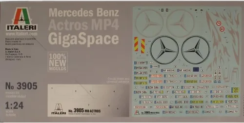 Miniatura 4 de Italeri 3905 1:24 Mercedes Benz Actros MP4 Gigaspace