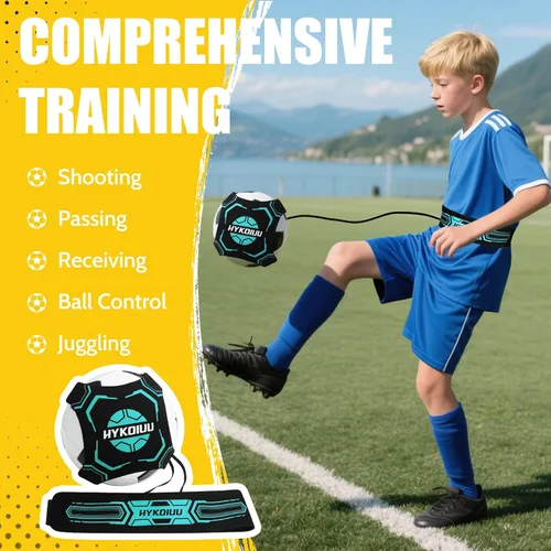 Miniatura 3 de Entrenador de fútbol, equipo de entrenamiento de práctica individual de fútbol, patada de fútbol, entrenador de malabarismos mejora el control