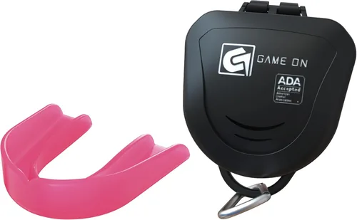 Miniatura 12 de Game On Protectores bucales, solo aceptado por la ADA, protector bucal deportivo sin tirantes para fútbol, baloncesto, lacrosse, hockey, protección