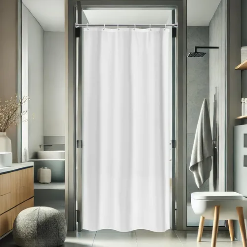 Miniatura 22 de AooHome - Forro para cortina de ducha, Tela, Gris claro