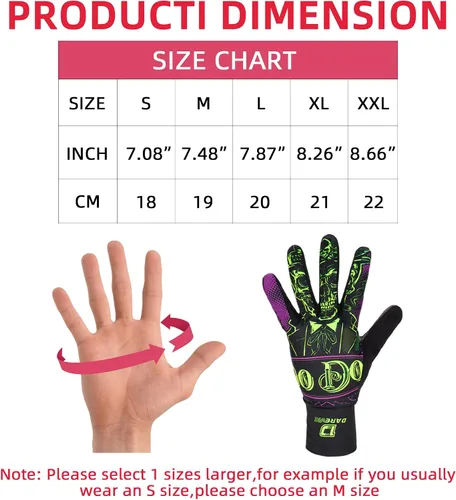 Miniatura 6 de Darevie Guantes de ciclismo, guantes de ciclismo para hombres y mujeres, con pantalla táctil, guantes de bicicleta de montaña con dedo completo