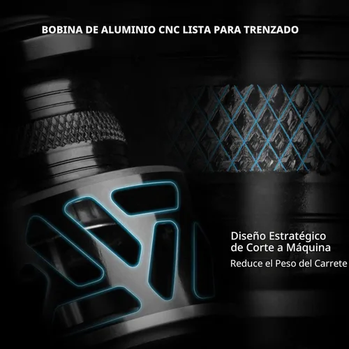 Miniatura 5 de KastKing Zephyr Spinning Reels – 7+1/6+1 BB – Carbon Fiber Drag – Stainless Steel Shaft – Aluminum & CNC Spool – Black/Green/Orange – Sizes 500/1000