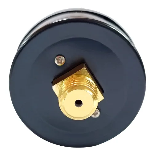 Miniatura 3 de Beduan Medidor de Presión de Aire para Compresor de Aire con Dial de 5 cm, Montaje Trasero Central, 1/4" NPT, 0-160 PSI