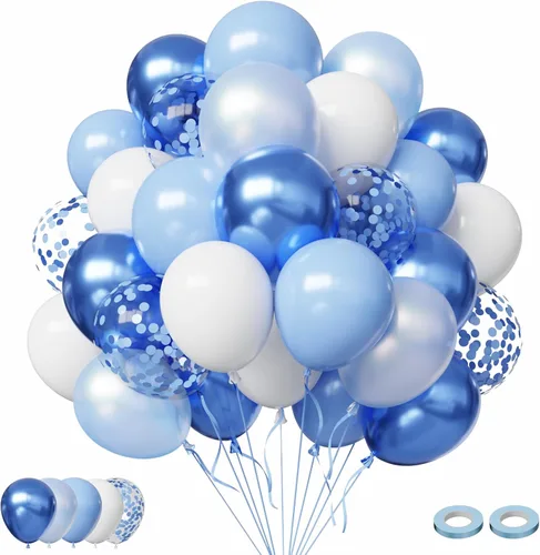 Miniatura 13 de Globos rojos y negros, 57 globos rojos de 12 pulgadas, globos negros para bodas, Año Nuevo, graduación, decoración de fiesta de cumpleaños