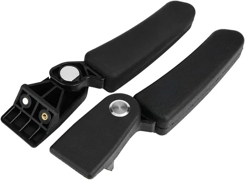 Miniatura 8 de Reposabrazos del pasajero de la motocicleta, 2 unids motocicleta pasajero trasero plegable superior caja caja de asiento trasero kit de reposabrazos