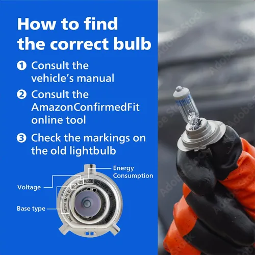 Miniatura 3 de Philips Iluminación Automotriz 9003 Visión Mejorada, Bombilla de Repuesto para Faros Automotrices, Compatible con Posiciones de Luz Alta, Luz Baja