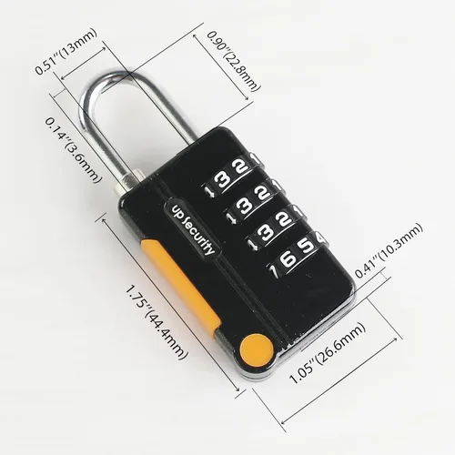 Miniatura 3 de Cerradura de casillero de gimnasio, cerradura de combinación pequeña para casillero, candado de combinación, candado combinado con código