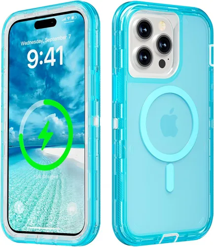Miniatura 42 de Follaroma para iPhone 17 Pro Max, Funda Compatible con MagSafe, Funda Magnética Transparente de Doble Capa, Funda Resistente Anti-Caída y a Prueba