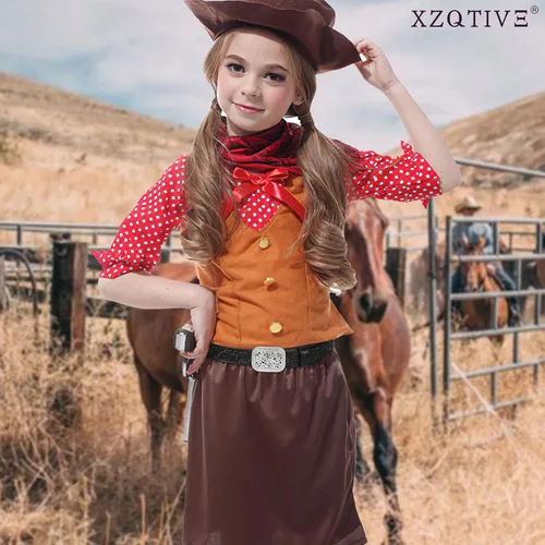 Miniatura 5 de XZQTIVE Cinturones de cuero genuino para niños y niñas, cinturones de vaquero occidental, cinturones de cuero con grabado