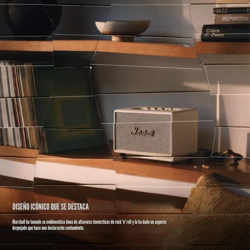Miniatura 5 de Marshall Acton III - Altavoz Bluetooth para el hogar, color crema