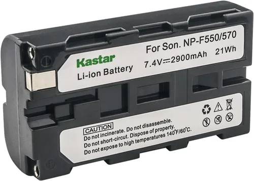 Miniatura 2 de Kastar FeelWorld CUT6S - Paquete de 4 baterías NP-F550 / NP-F570 y cargador de pared AC para FeelWorld CUT6 6 pulgadas 4K HDMI Grabadora/monitor