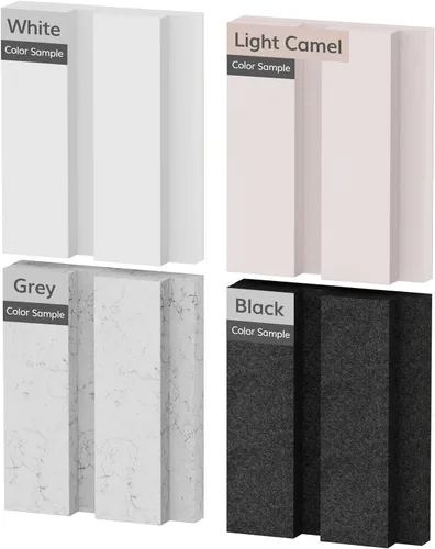 Miniatura 15 de TONOR Paneles de pared acústicos de doble capa autoadhesivos de 47.2"x23.6"x0.72", paquete de 4 paneles de alta densidad para paredes, paneles
