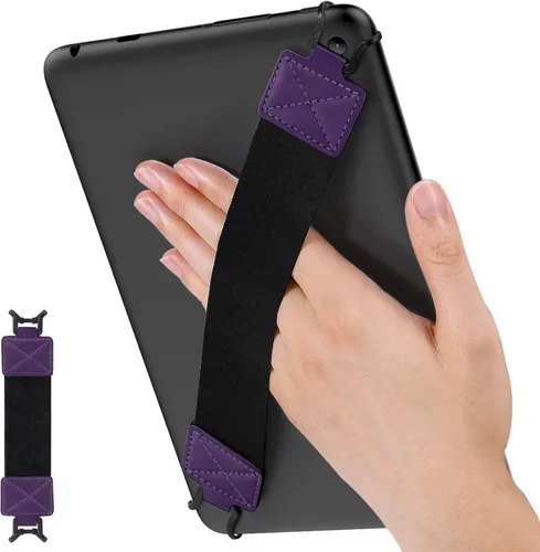 Miniatura 11 de MoKo Correa de mano de seguridad para tablet de 9 a 11 pulgadas, iPad/IP-ad Pro/iPad Air/Kindle Fire HD/Samsung, correa de mano versátil de alta