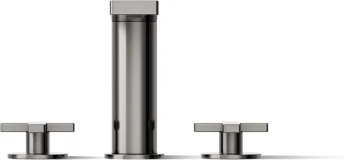 Miniatura 6 de Kohler 73081-3-TT Composed® Grifo de baño con asas cruzadas, titanio vibrante