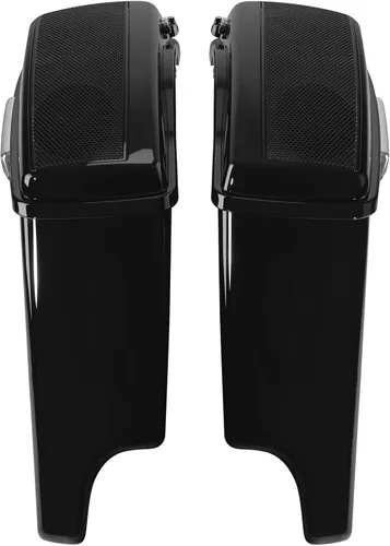 Miniatura 3 de TCT-MOTORPARTS Alforjas rígidas extendidas de 5 pulgadas x 7 pulgadas para bocinas Harley 2014-2024 Touring Road King, Road Glide, Street Glide