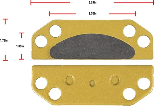 Miniatura 9 de Nuevo kit de pastillas de freno de estacionamiento 2203147 para Polaris Ranger 2X4 4X4 6X6 500 700 800 900, freno de estacionamiento para Polaris