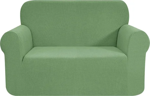 Miniatura 88 de CHUN YI - Funda elástica de 1 pieza para sillón grande, funda protectora suave de Jacquard con elastano, detalle de cuadros y parte inferior