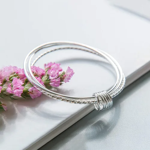 Miniatura 2 de Silver Bangle Bracelet