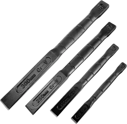 Miniatura 12 de WEDO Cincel frío de 12 ", cincel utilitario plano, grado industrial, longitud 11.811 in, acero CR-V, forjado a presión, tratamiento térmico, pulido