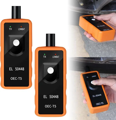Miniatura 8 de Herramienta de reaprendizaje TPMS EL-50448 mejorada 2026 para sensor de neumáticos GM, herramienta de reinicio de activación del sensor de presión