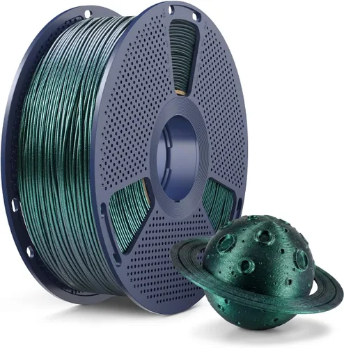 Miniatura 30 de SUNLU Filamento PLA de madera de 0.069 pulgadas, filamento de impresora 3D de fibra de madera real, textura y aroma de madera natural, sin