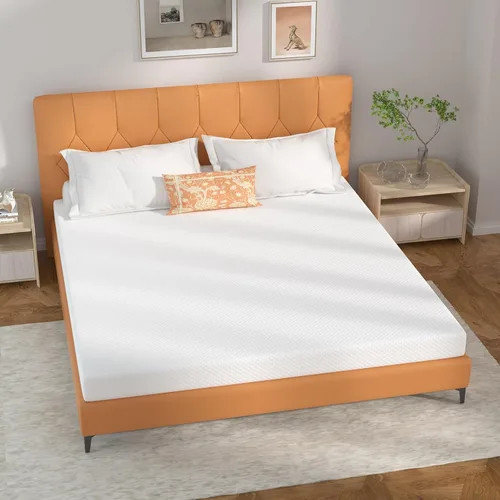 Miniatura 24 de Colchón individual de 5 pulgadas para niños, colchón de espuma viscoelástica de gel para un sueño cómodo y alivio de presión, soporte de firmeza