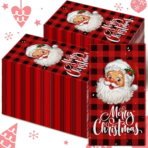 Miniatura 20 de Karenhi 200 Piezas Servilletas Desechables Decorativas Religiosas 2 Capas Toallas Desechables Cristianas para Baño Servilletas de Papel